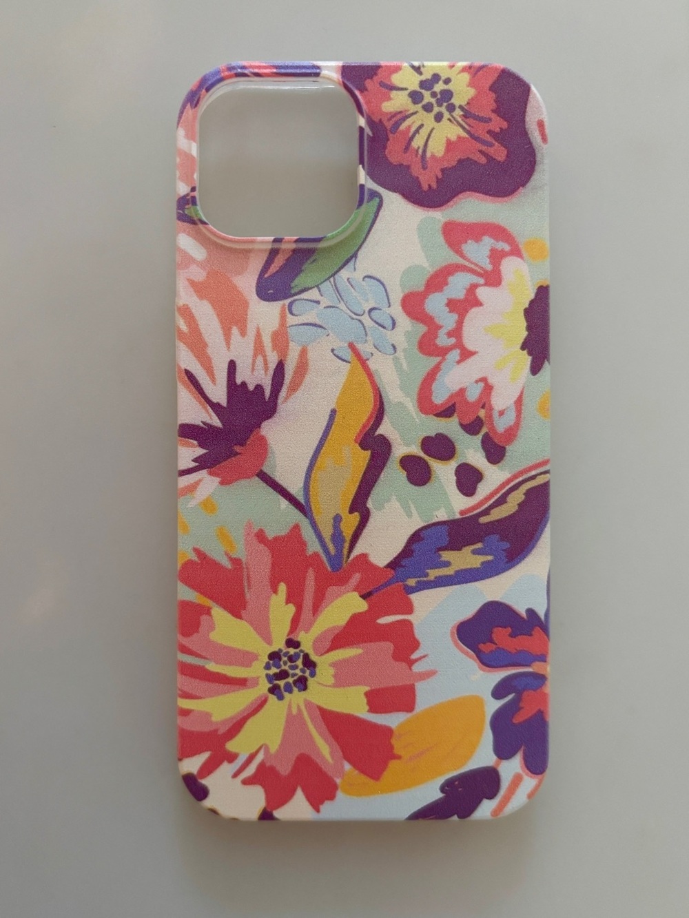 iPhone 15 Floral Multi-Color Protective Phone Case